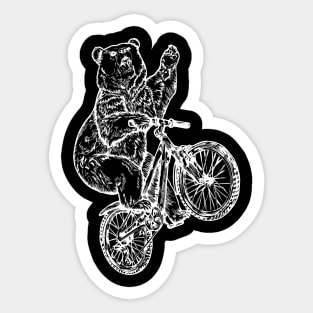 SEEMBO Bear Cycling Bicycle Bicycling Biker Biking Fun Bike Sticker